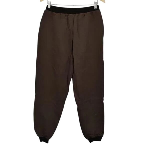 NWT WeWoreWhat High Rise Slim Leg Fleece Joggers Elastic Waist Pockets S Brown - Picture 14 of 15